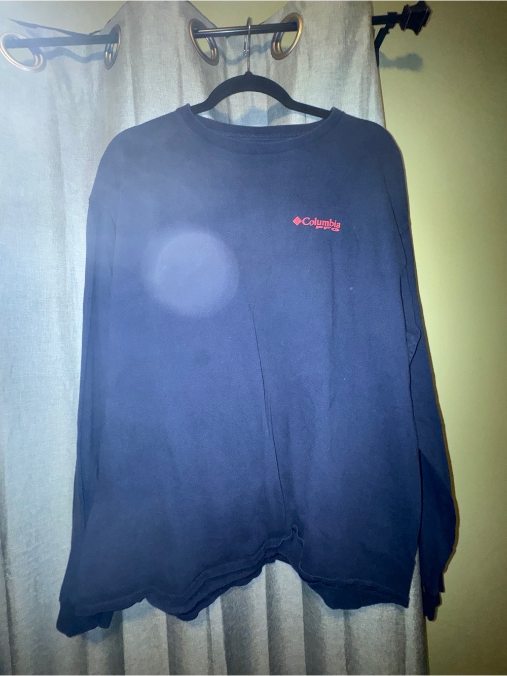 Columbia Blue Crewneck Tee with White Logo